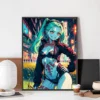 Anime C Cyberpunk E Edgerunners Poster No Framed Kraft Club Bar Paper Vintage Poster Wall Art 1 - Cyberpunk UK Store