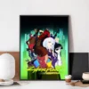 Anime C Cyberpunk E Edgerunners Poster No Framed Kraft Club Bar Paper Vintage Poster Wall Art 10 - Cyberpunk UK Store