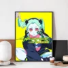 Anime C Cyberpunk E Edgerunners Poster No Framed Kraft Club Bar Paper Vintage Poster Wall Art 11 - Cyberpunk UK Store