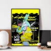 Anime C Cyberpunk E Edgerunners Poster No Framed Kraft Club Bar Paper Vintage Poster Wall Art 9 - Cyberpunk UK Store