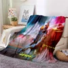 Game Cyberpunk Blanket Flannel Blanket Super Soft Fleece Throw Blankets Lightweight Warm Blanket for Couch Sofa 1 - Cyberpunk UK Store