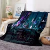 Game Cyberpunk Blanket Flannel Blanket Super Soft Fleece Throw Blankets Lightweight Warm Blanket for Couch Sofa 5 - Cyberpunk UK Store