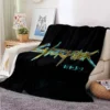 Game Cyberpunk Blanket Flannel Blanket Super Soft Fleece Throw Blankets Lightweight Warm Blanket for Couch Sofa 7 - Cyberpunk UK Store