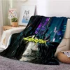 Game Cyberpunk Blanket Flannel Blanket Super Soft Fleece Throw Blankets Lightweight Warm Blanket for Couch Sofa 9 - Cyberpunk UK Store