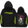 Japanese Anime Cyberpunk Edgerunners Hoodie David Martinez Lucy Hooded Sweatshirt Harajuku Punk Oversized Hoodies Streetwear - Cyberpunk UK Store