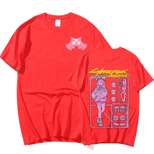 Rebecca Graphic Short Sleeves Oversized Cyberpunk 2077 T-shirt - Image 9
