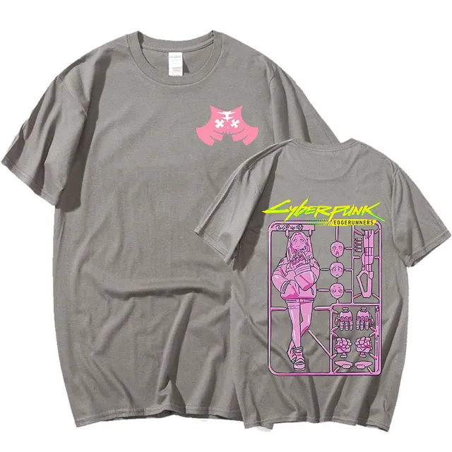 Rebecca Graphic Short Sleeves Oversized Cyberpunk 2077 T-shirt - Image 10