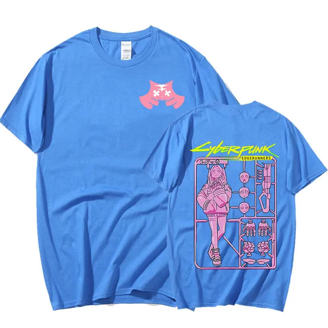 Rebecca Graphic Short Sleeves Oversized Cyberpunk 2077 T-shirt - Image 11