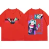 Japanese Anime Lucy Cyberpunk Edgerunners T shirts Men Women Summer Short Sleeves Cozy Oversized Harajuku Streetwear.png 640x640 1 - Cyberpunk UK Store
