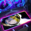 Large RGB Mousepad Cyberpunk Girl Mouse Mat Gaming Keyboard Mouse Pads LED Light Rubber Carpet Anime 7 - Cyberpunk UK Store