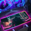 RGB Rubber Mouse Pad Anime Cyberpunk Cool LED Light Gaming Non slip Table Mat Keyboard Accessories 7 - Cyberpunk UK Store