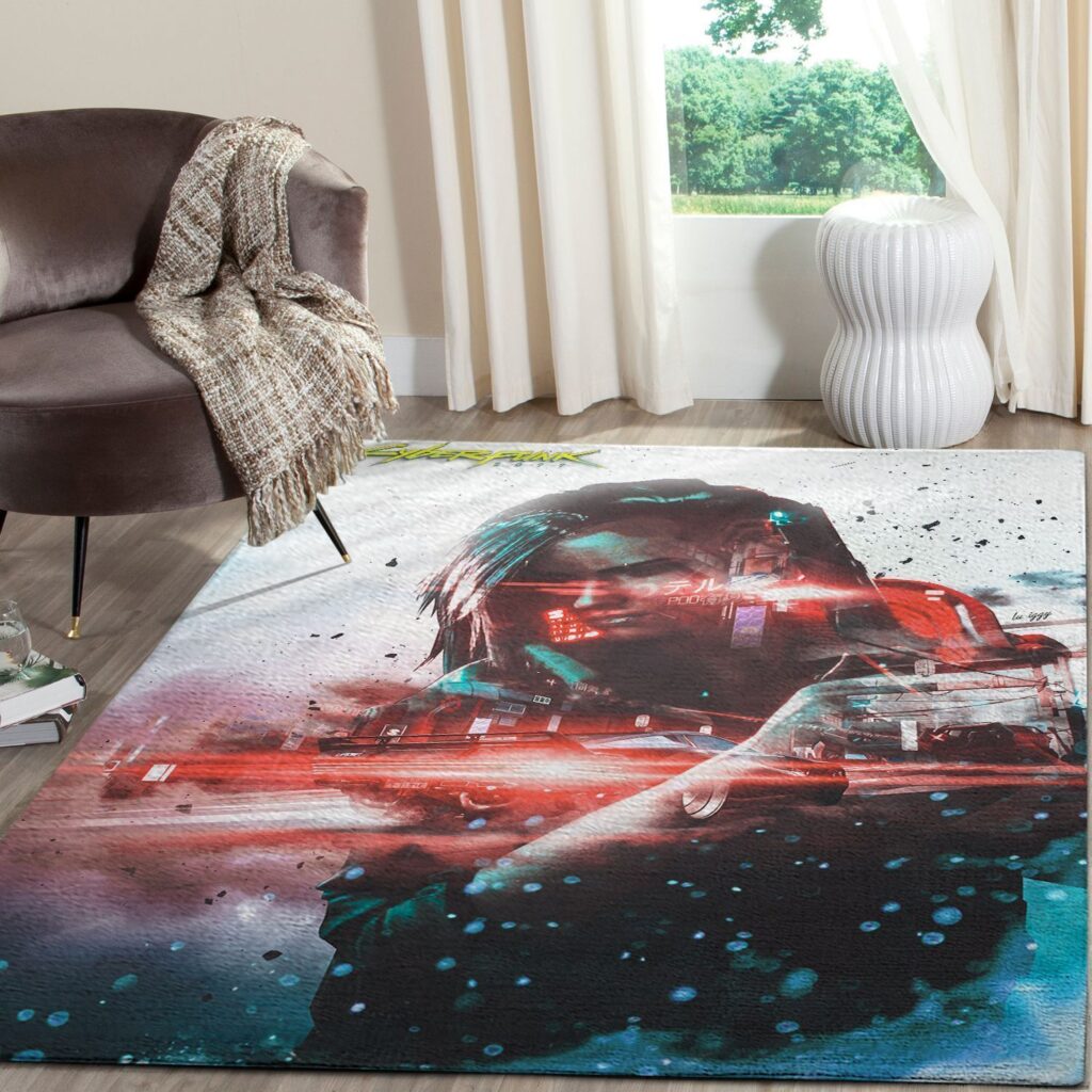 Cyberpunk 2077 Retro Printed Non-slip Home Decoration Rug