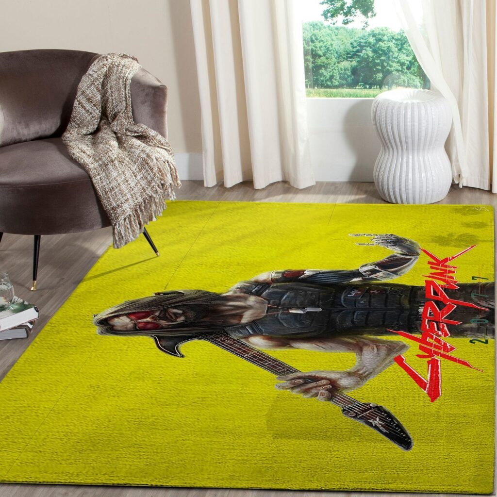 Cyberpunk 2077 Classic Printed Anti-skid Home Decoration Rug