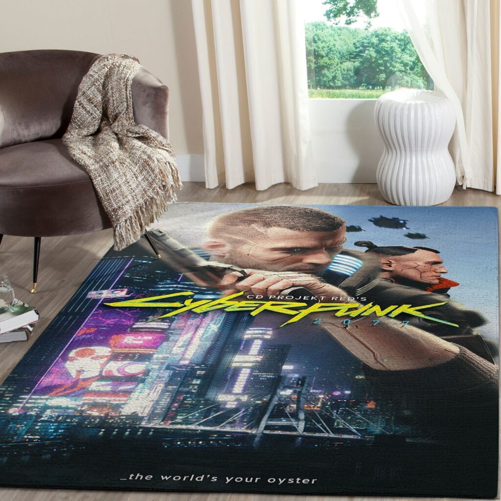 Cyberpunk 2077 Graphic Printed Non-slip Rug