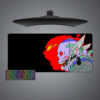 cyberpunk anger skull design gaming mousepad large size computer desk mat - Cyberpunk UK Store