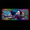 cyberpunk masked girl rgb gamer mouse pad xl size pc gaming computer desk mat for mouse and keyboard xxl mousepad - Cyberpunk UK Store
