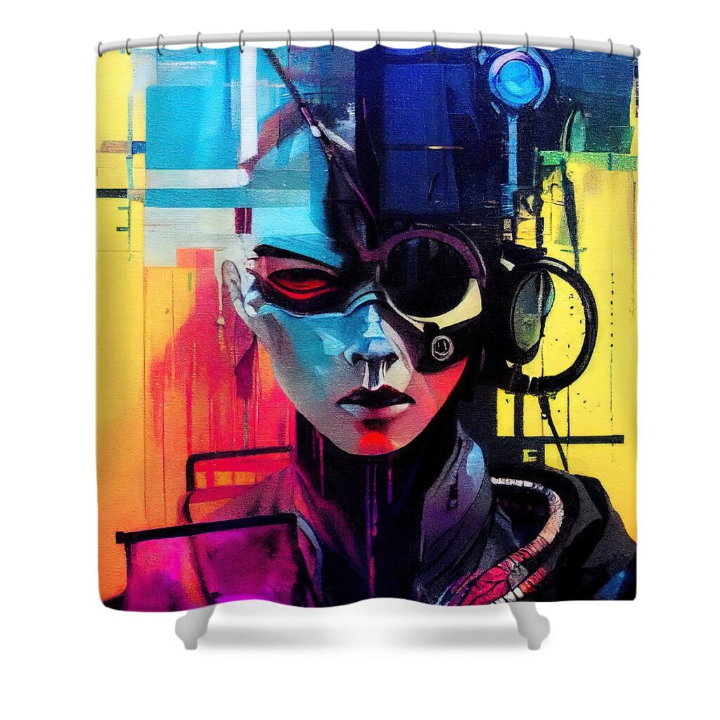 Trending Cyberpunk 2077 Society Shower Curtain