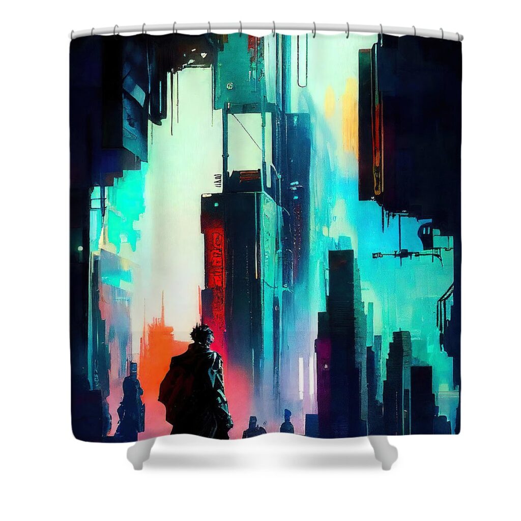 Cyberpunk 2077 Society On Trend Shower Curtain